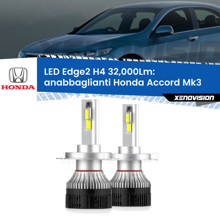 Anabbaglianti LED H4 32,000Lm per Honda Accord Mk3 1985 - 1989 <p><strong>Kit anabbaglianti LED H4 per Honda Accord</strong> Mk3 1985 - 1989. </strong>Potenza smisurata, taglio di luce perfetto. Super canbus. Qualità Massima.</p>