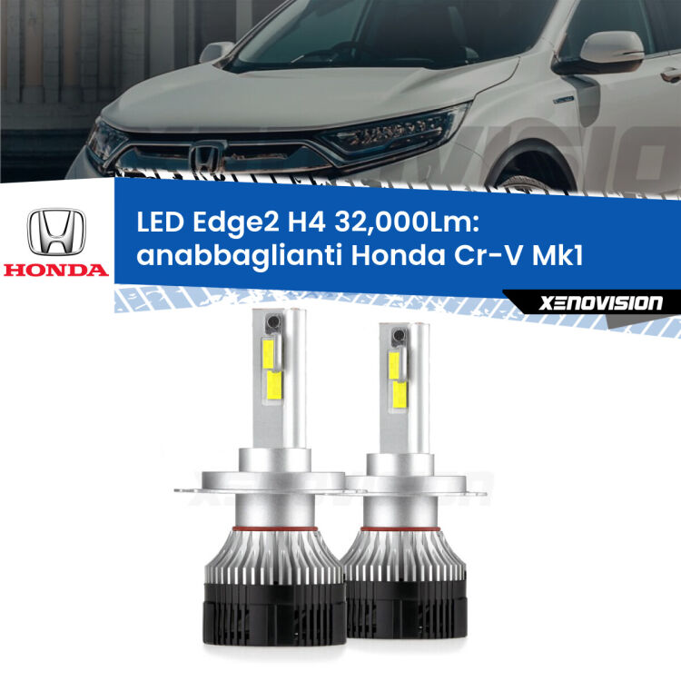 Anabbaglianti LED H4 32,000Lm per Honda Cr-V Mk1 1995 - 2000 <p><strong>Kit anabbaglianti LED H4 per Honda Cr-V</strong> Mk1 1995 - 2000. </strong>Potenza smisurata, taglio di luce perfetto. Super canbus. Qualità Massima.</p>