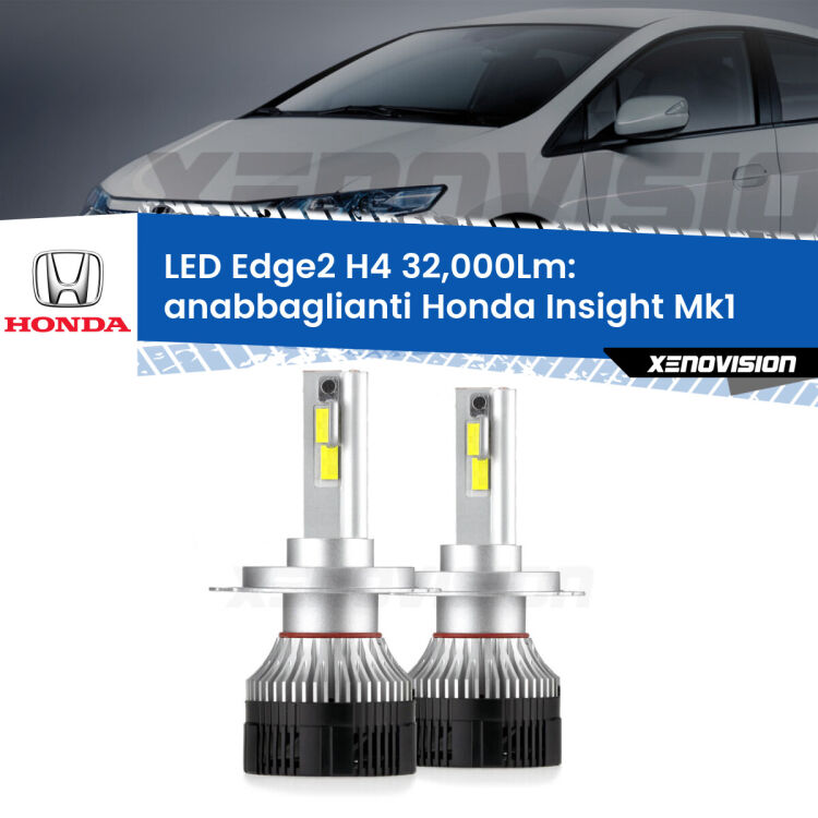 Anabbaglianti LED H4 32,000Lm per Honda Insight Mk1 2000 - 2006 <p><strong>Kit anabbaglianti LED H4 per Honda Insight</strong> Mk1 2000 - 2006. </strong>Potenza smisurata, taglio di luce perfetto. Super canbus. Qualità Massima.</p>