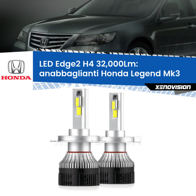 Anabbaglianti LED H4 32,000Lm per Honda Legend Mk3 1996 - 2004 <p><strong>Kit anabbaglianti LED H4 per Honda Legend</strong> Mk3 1996 - 2004. </strong>Potenza smisurata, taglio di luce perfetto. Super canbus. Qualità Massima.</p>