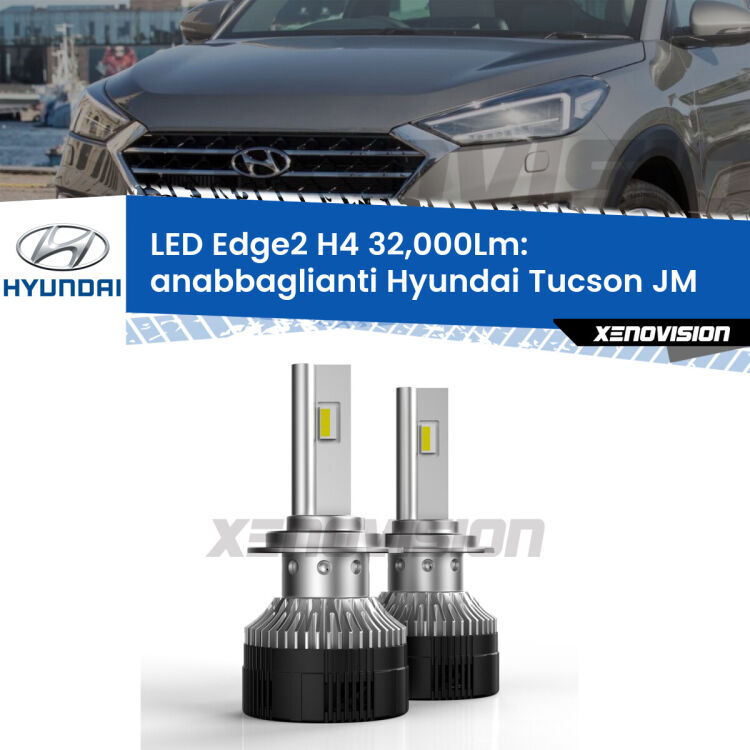 <p><strong>Kit anabbaglianti LED H4 per Hyundai Tucson</strong> JM prima serie. </strong>Potenza smisurata, taglio di luce perfetto. Super canbus. Qualità Massima.</p>