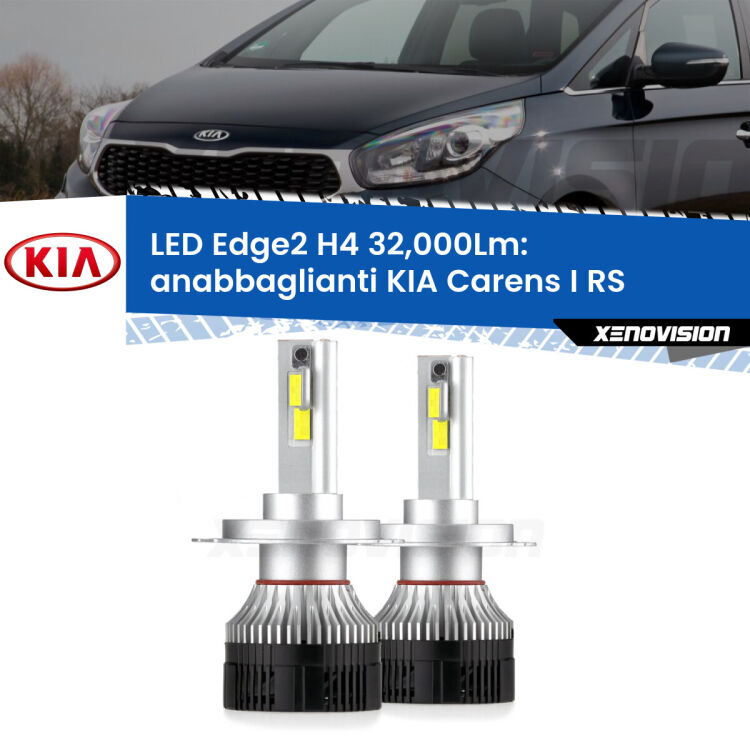 Anabbaglianti LED H4 32,000Lm per KIA Carens I RS 1999 - 2005 <p><strong>Kit anabbaglianti LED H4 per KIA Carens I</strong> RS 1999 - 2005. </strong>Potenza smisurata, taglio di luce perfetto. Super canbus. Qualità Massima.</p>