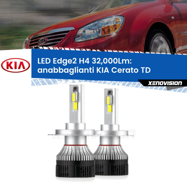 Anabbaglianti LED H4 32,000Lm per KIA Cerato TD 2008 - 2011 <p><strong>Kit anabbaglianti LED H4 per KIA Cerato</strong> TD 2008 - 2011. </strong>Potenza smisurata, taglio di luce perfetto. Super canbus. Qualità Massima.</p>