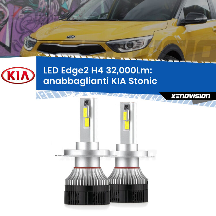 Anabbaglianti LED H4 32,000Lm per KIA Stonic  a parabola singola <p><strong>Kit anabbaglianti LED H4 per KIA Stonic</strong>  a parabola singola. </strong>Potenza smisurata, taglio di luce perfetto. Super canbus. Qualità Massima.</p>