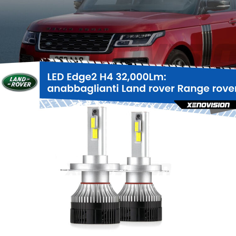 Anabbaglianti LED H4 32,000Lm per Land rover Range rover II P38A 1994 - 2002 <p><strong>Kit anabbaglianti LED H4 per Land rover Range rover II</strong> P38A 1994 - 2002. </strong>Potenza smisurata, taglio di luce perfetto. Super canbus. Qualità Massima.</p>