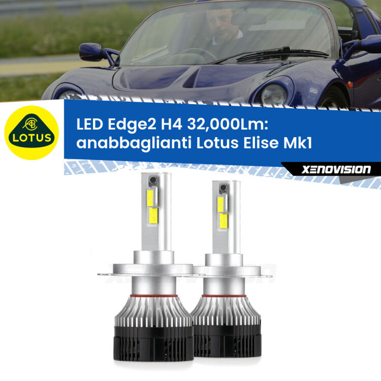 Anabbaglianti LED H4 32,000Lm per Lotus Elise Mk1 1996 - 2009 <p><strong>Kit anabbaglianti LED H4 per Lotus Elise</strong> Mk1 1996 - 2009. </strong>Potenza smisurata, taglio di luce perfetto. Super canbus. Qualità Massima.</p>