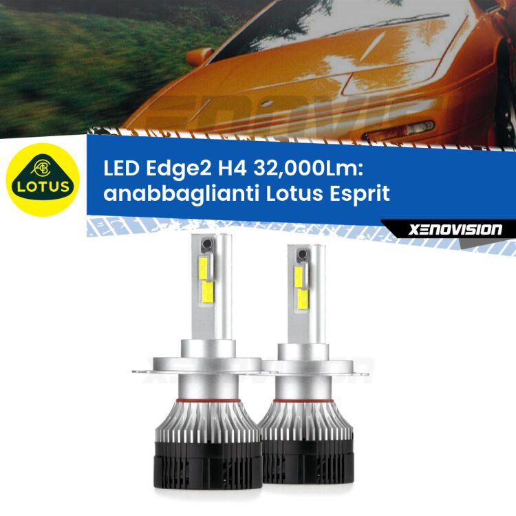 Anabbaglianti LED H4 32,000Lm per Lotus Esprit 1989 - 2003 <p><strong>Kit anabbaglianti LED H4 per Lotus Esprit</strong> 1989 - 2003. </strong>Potenza smisurata, taglio di luce perfetto. Super canbus. Qualità Massima.</p>