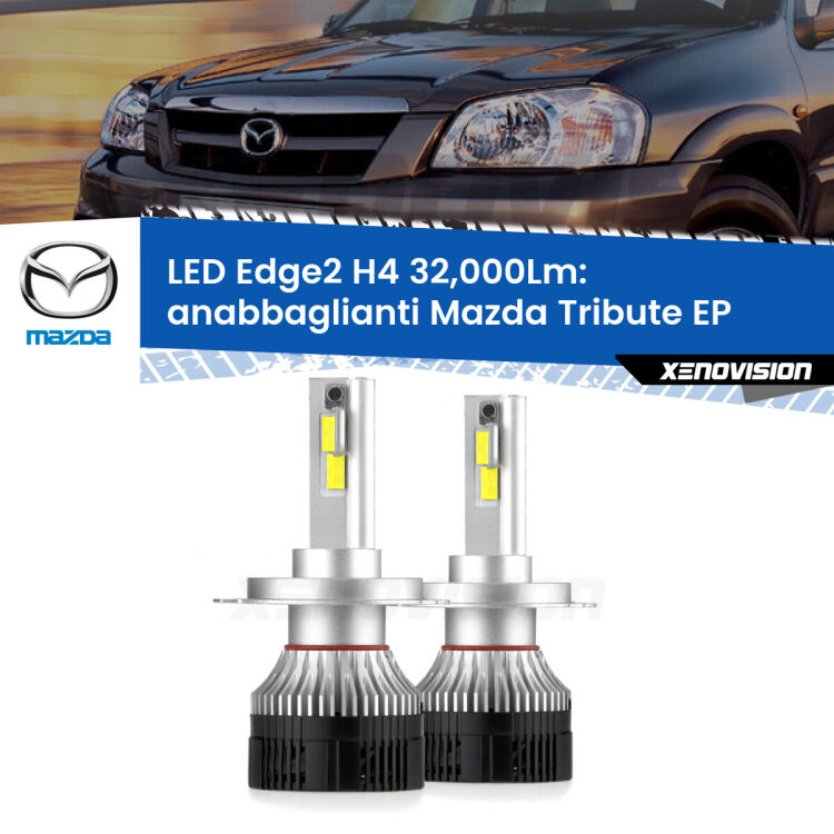 <p><strong>Kit anabbaglianti LED H4 per Mazda Tribute</strong> EP 2000 - 2008. </strong>Potenza smisurata, taglio di luce perfetto. Super canbus. Qualità Massima.</p>