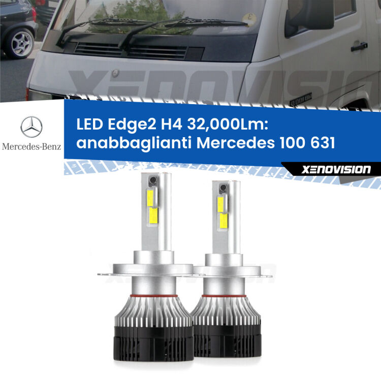 Anabbaglianti LED H4 32,000Lm per Mercedes 100 631 1988 - 1996 <p><strong>Kit anabbaglianti LED H4 per Mercedes 100</strong> 631 1988 - 1996. </strong>Potenza smisurata, taglio di luce perfetto. Super canbus. Qualità Massima.</p>
