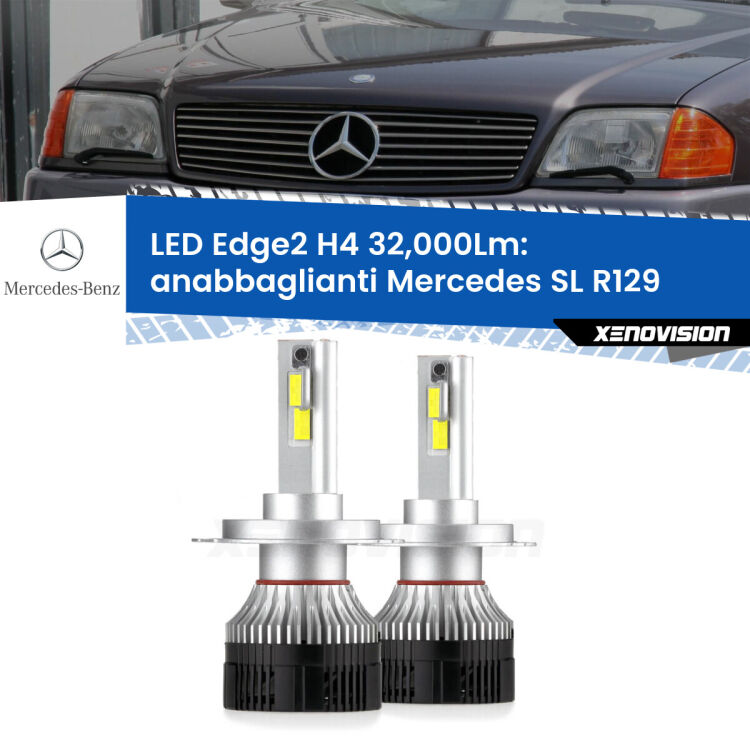 Anabbaglianti LED H4 32,000Lm per Mercedes SL R129 1989 - 2001 <p><strong>Kit anabbaglianti LED H4 per Mercedes SL</strong> R129 1989 - 2001. </strong>Potenza smisurata, taglio di luce perfetto. Super canbus. Qualità Massima.</p>
