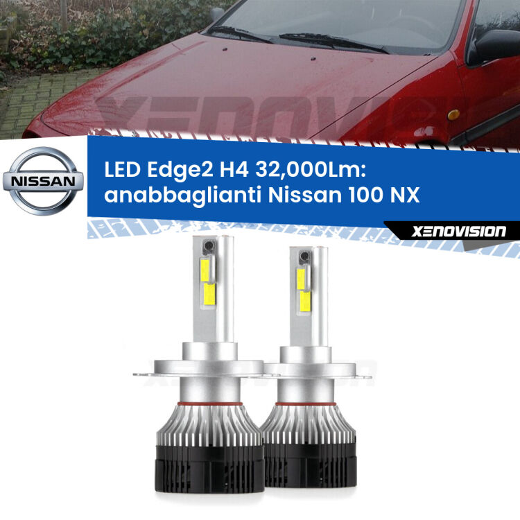<p><strong>Kit anabbaglianti LED H4 per Nissan 100 NX</strong>  1990 - 1994. </strong>Potenza smisurata, taglio di luce perfetto. Super canbus. Qualità Massima.</p>