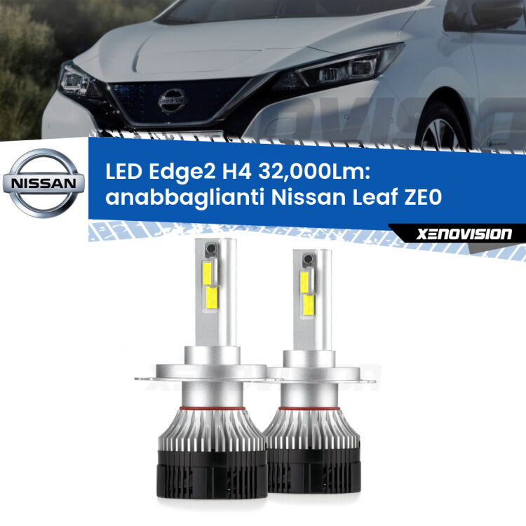 <p><strong>Kit anabbaglianti LED H4 per Nissan Leaf</strong> ZE0 2010 - 2016. </strong>Potenza smisurata, taglio di luce perfetto. Super canbus. Qualità Massima.</p>