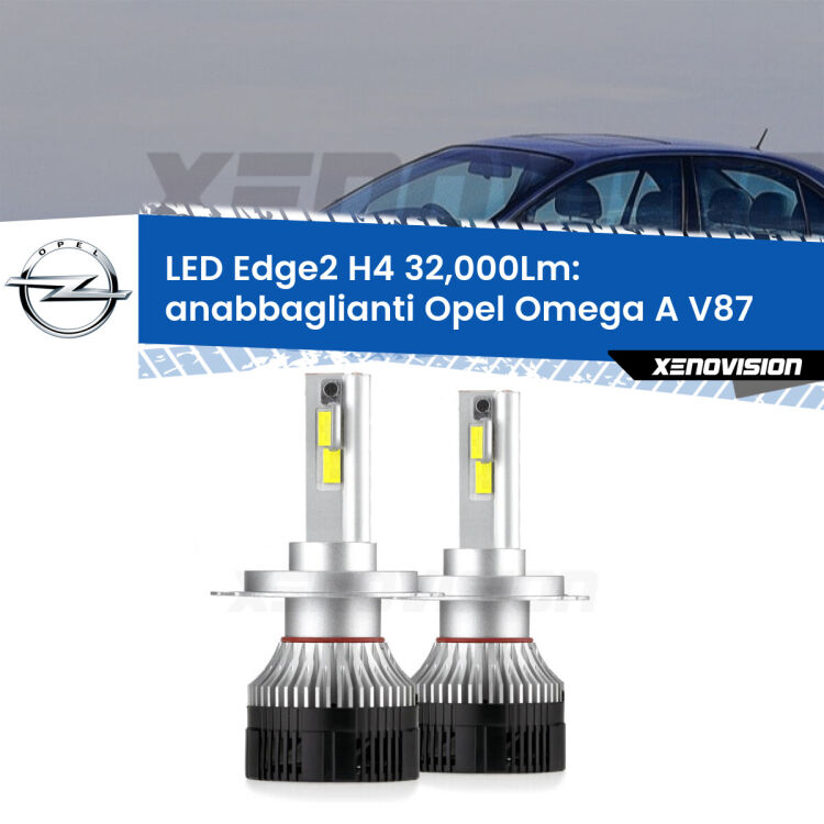 Anabbaglianti LED H4 32,000Lm per Opel Omega A V87 1986 - 1994 <p><strong>Kit anabbaglianti LED H4 per Opel Omega A</strong> V87 1986 - 1994. </strong>Potenza smisurata, taglio di luce perfetto. Super canbus. Qualità Massima.</p>