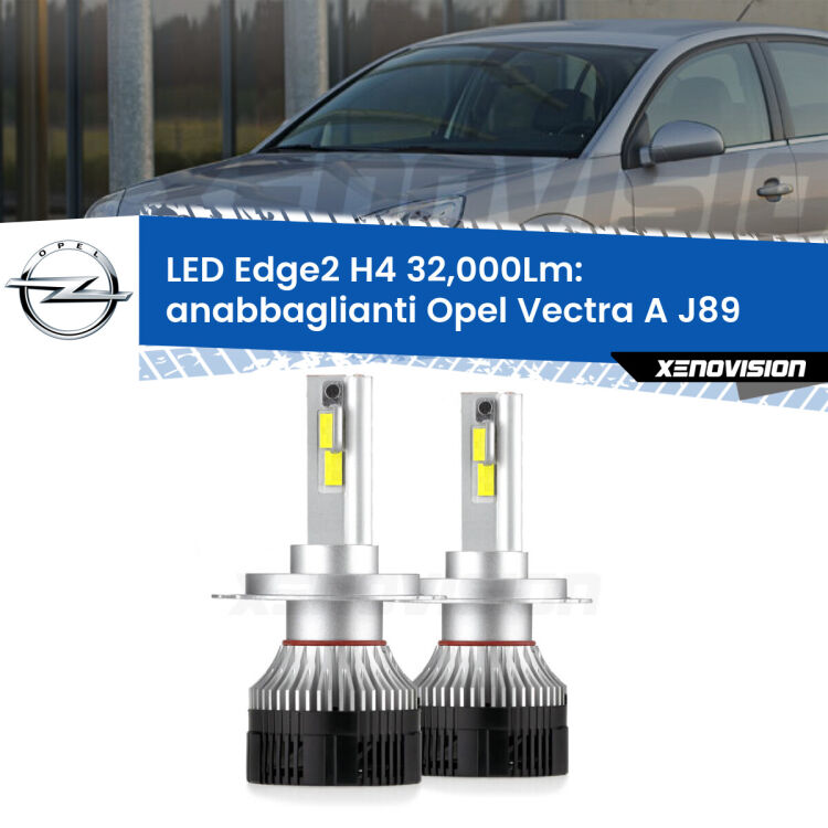Anabbaglianti LED H4 32,000Lm per Opel Vectra A J89 1988 - 1995 <p><strong>Kit anabbaglianti LED H4 per Opel Vectra A</strong> J89 1988 - 1995. </strong>Potenza smisurata, taglio di luce perfetto. Super canbus. Qualità Massima.</p>