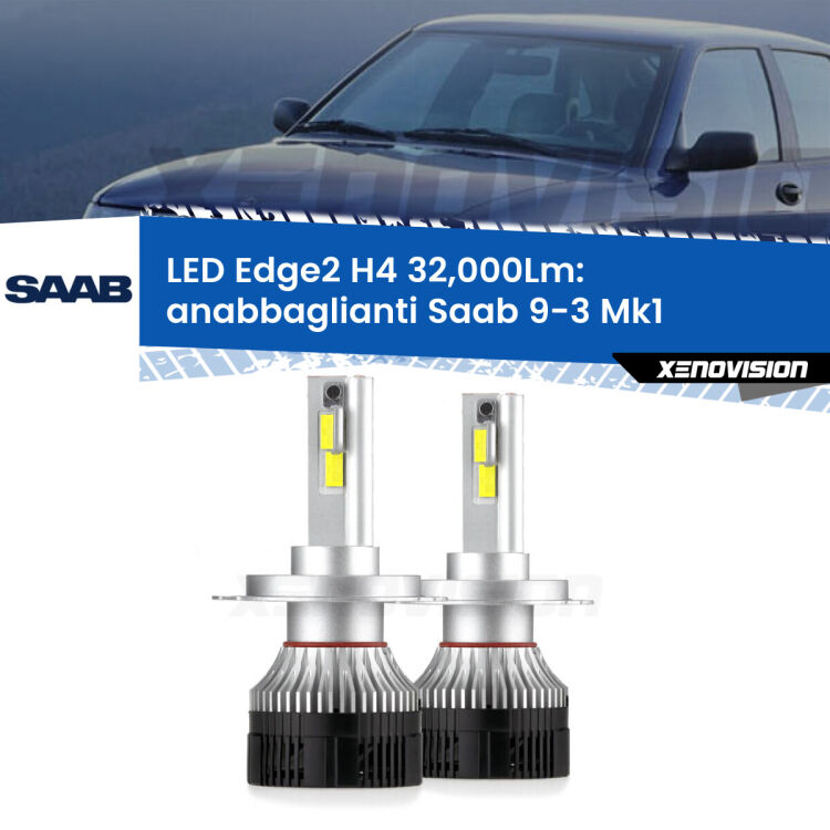 <p><strong>Kit anabbaglianti LED H4 per Saab 9-3</strong> Mk1 1998 - 2002. </strong>Potenza smisurata, taglio di luce perfetto. Super canbus. Qualità Massima.</p>