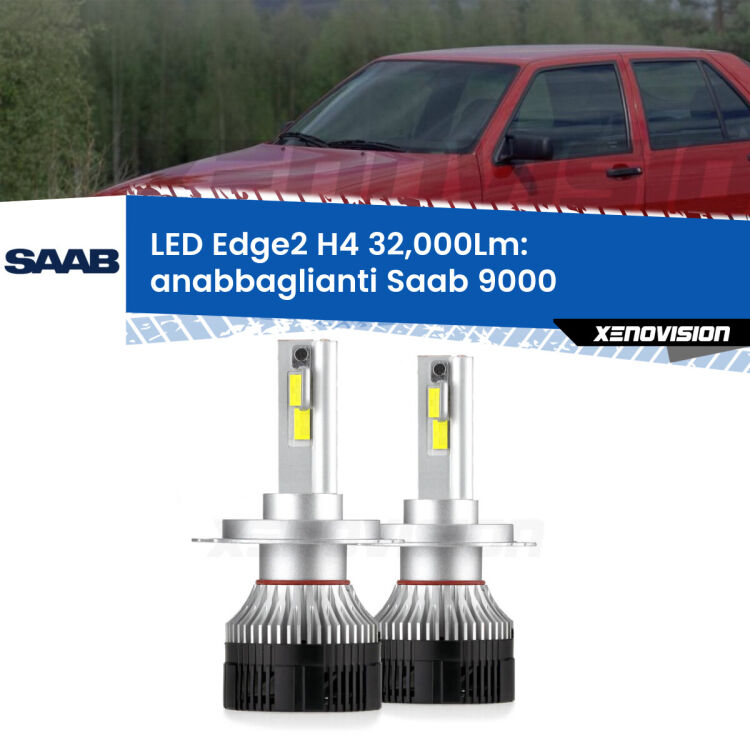 <p><strong>Kit anabbaglianti LED H4 per Saab 9000</strong>  a parabola singola. </strong>Potenza smisurata, taglio di luce perfetto. Super canbus. Qualità Massima.</p>