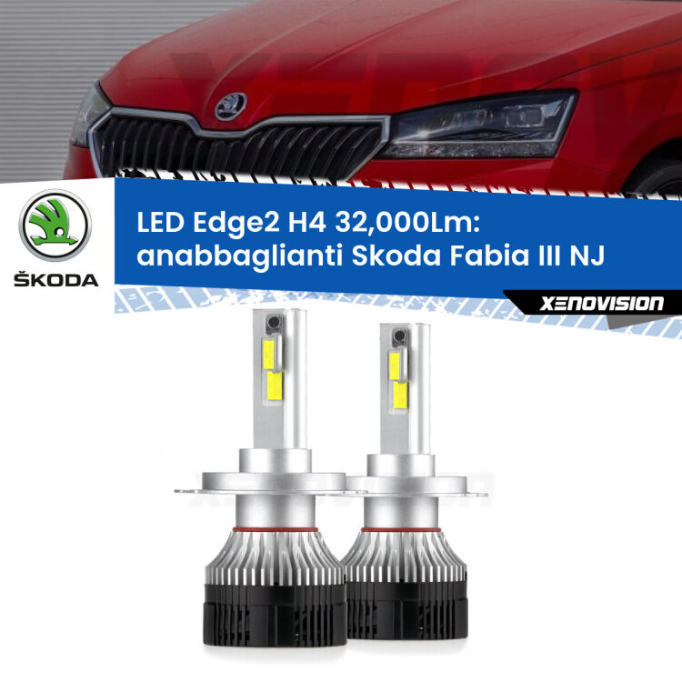 Anabbaglianti LED H4 32,000Lm per Skoda Fabia III NJ a parabola singola <p><strong>Kit anabbaglianti LED H4 per Skoda Fabia III</strong> NJ a parabola singola. </strong>Potenza smisurata, taglio di luce perfetto. Super canbus. Qualità Massima.</p>