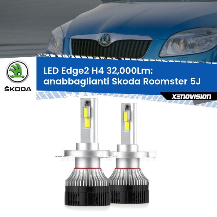 Anabbaglianti LED H4 32,000Lm per Skoda Roomster 5J fari a parabola <p><strong>Kit anabbaglianti LED H4 per Skoda Roomster</strong> 5J fari a parabola. </strong>Potenza smisurata, taglio di luce perfetto. Super canbus. Qualità Massima.</p>