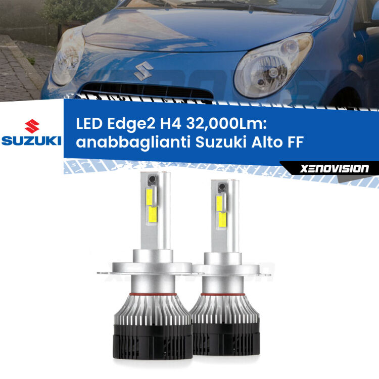 <p><strong>Kit anabbaglianti LED H4 per Suzuki Alto</strong> FF 2002 - 2008. </strong>Potenza smisurata, taglio di luce perfetto. Super canbus. Qualità Massima.</p>