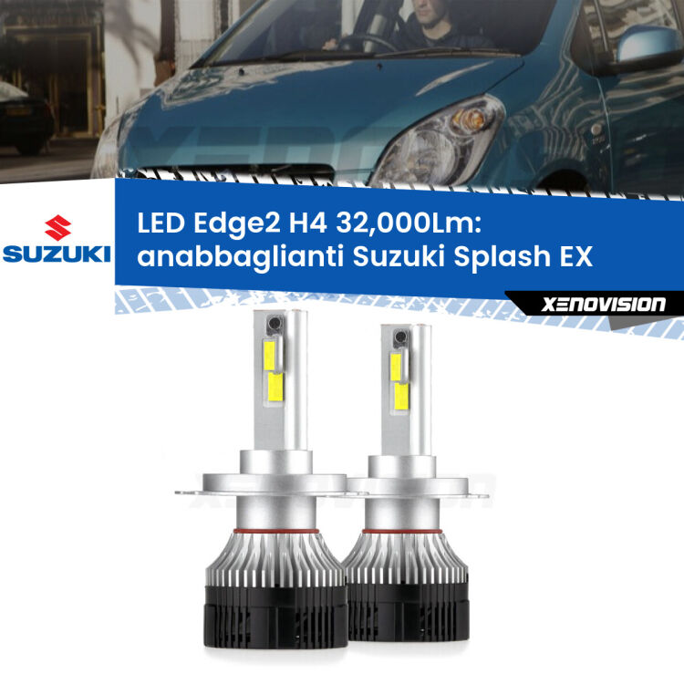 Anabbaglianti LED H4 32,000Lm per Suzuki Splash EX 2008 in poi <p><strong>Kit anabbaglianti LED H4 per Suzuki Splash</strong> EX 2008 in poi. </strong>Potenza smisurata, taglio di luce perfetto. Super canbus. Qualità Massima.</p>