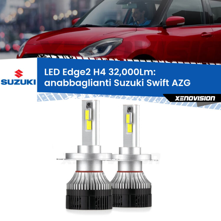 <p><strong>Kit anabbaglianti LED H4 per Suzuki Swift</strong> AZG 2010 - 2016. </strong>Potenza smisurata, taglio di luce perfetto. Super canbus. Qualità Massima.</p>