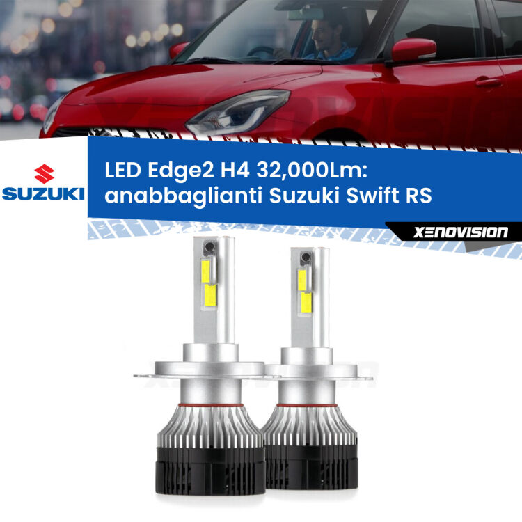 <p><strong>Kit anabbaglianti LED H4 per Suzuki Swift</strong> RS 2005 - 2010. </strong>Potenza smisurata, taglio di luce perfetto. Super canbus. Qualità Massima.</p>