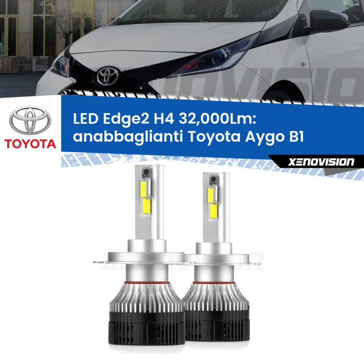 Anabbaglianti LED H4 32,000Lm per Toyota Aygo B1 2005 - 2014 <p><strong>Kit anabbaglianti LED H4 per Toyota Aygo</strong> B1 2005 - 2014. </strong>Potenza smisurata, taglio di luce perfetto. Super canbus. Qualità Massima.</p>