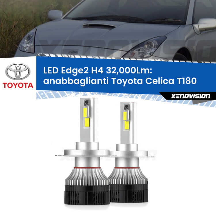 Anabbaglianti LED H4 32,000Lm per Toyota Celica T180 1989 - 1993 <p><strong>Kit anabbaglianti LED H4 per Toyota Celica</strong> T180 1989 - 1993. </strong>Potenza smisurata, taglio di luce perfetto. Super canbus. Qualità Massima.</p>