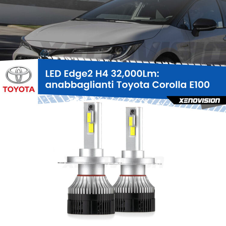 Anabbaglianti LED H4 32,000Lm per Toyota Corolla E100 1992 - 1997 <p><strong>Kit anabbaglianti LED H4 per Toyota Corolla</strong> E100 1992 - 1997. </strong>Potenza smisurata, taglio di luce perfetto. Super canbus. Qualità Massima.</p>
