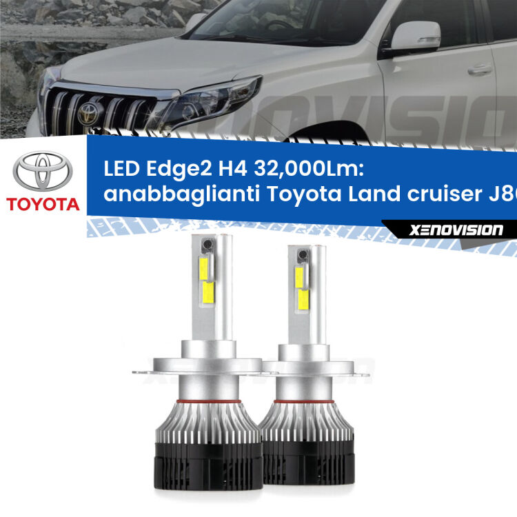 Anabbaglianti LED H4 32,000Lm per Toyota Land cruiser J80 1990 - 1997 <p><strong>Kit anabbaglianti LED H4 per Toyota Land cruiser</strong> J80 1990 - 1997. </strong>Potenza smisurata, taglio di luce perfetto. Super canbus. Qualità Massima.</p>