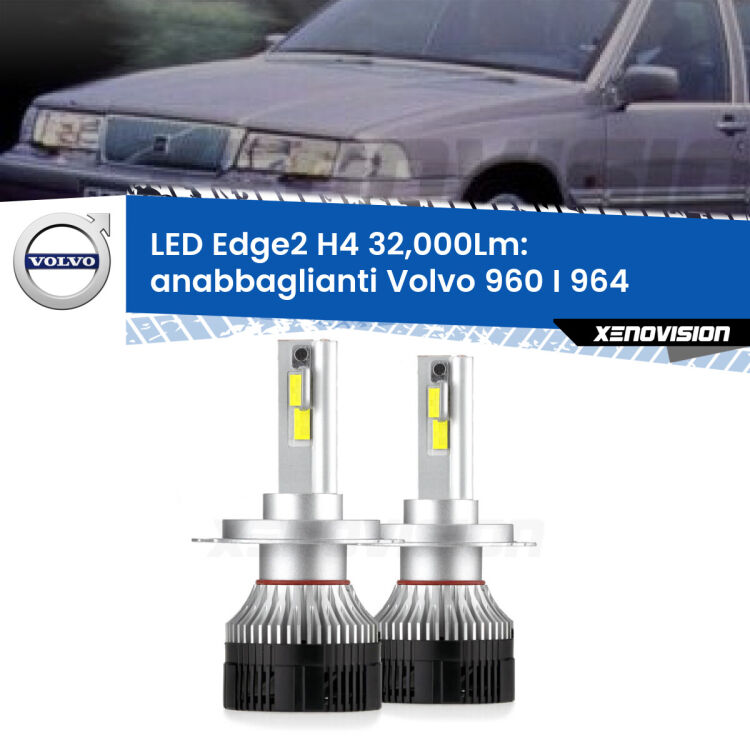 <p><strong>Kit anabbaglianti LED H4 per Volvo 960 I</strong> 964 1990 - 1994. </strong>Potenza smisurata, taglio di luce perfetto. Super canbus. Qualità Massima.</p>