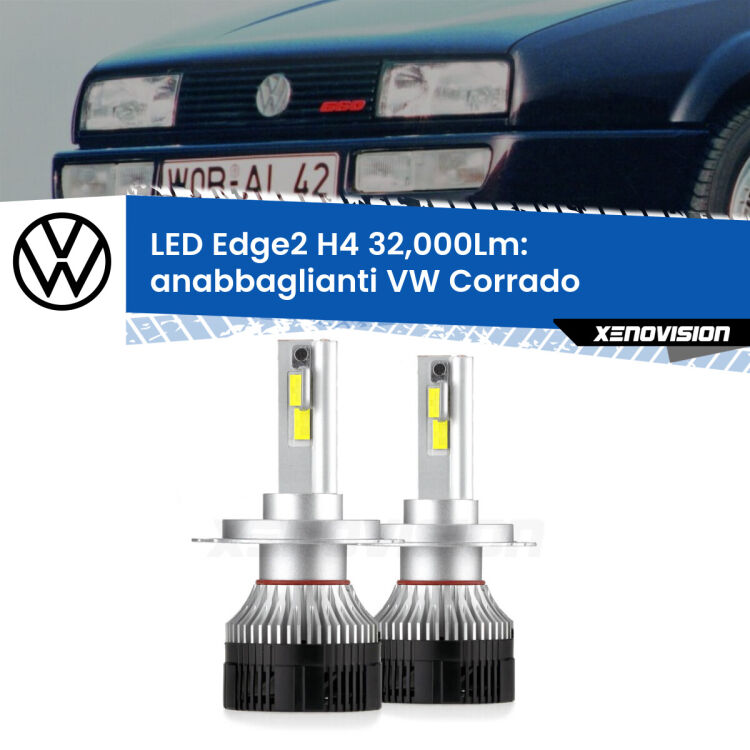 Anabbaglianti LED H4 32,000Lm per VW Corrado 1988 - 1995 <p><strong>Kit anabbaglianti LED H4 per VW Corrado</strong> 1988 - 1995. </strong>Potenza smisurata, taglio di luce perfetto. Super canbus. Qualità Massima.</p>