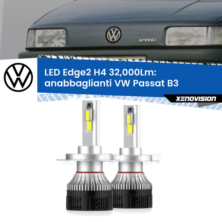 Anabbaglianti LED H4 32,000Lm per VW Passat B3 a parabola singola <p><strong>Kit anabbaglianti LED H4 per VW Passat</strong> B3 a parabola singola. </strong>Potenza smisurata, taglio di luce perfetto. Super canbus. Qualità Massima.</p>