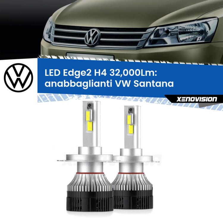 Anabbaglianti LED H4 32,000Lm per VW Santana 1995 - 2012 <p><strong>Kit anabbaglianti LED H4 per VW Santana</strong> 1995 - 2012. </strong>Potenza smisurata, taglio di luce perfetto. Super canbus. Qualità Massima.</p>
