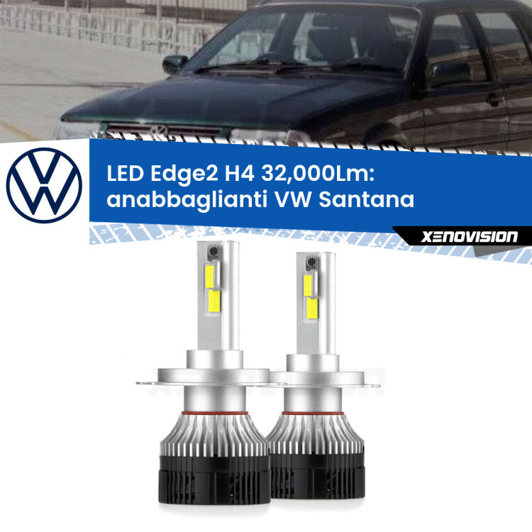 <p><strong>Kit anabbaglianti LED H4 per VW Santana</strong>  1995 - 2012. </strong>Potenza smisurata, taglio di luce perfetto. Super canbus. Qualità Massima.</p>