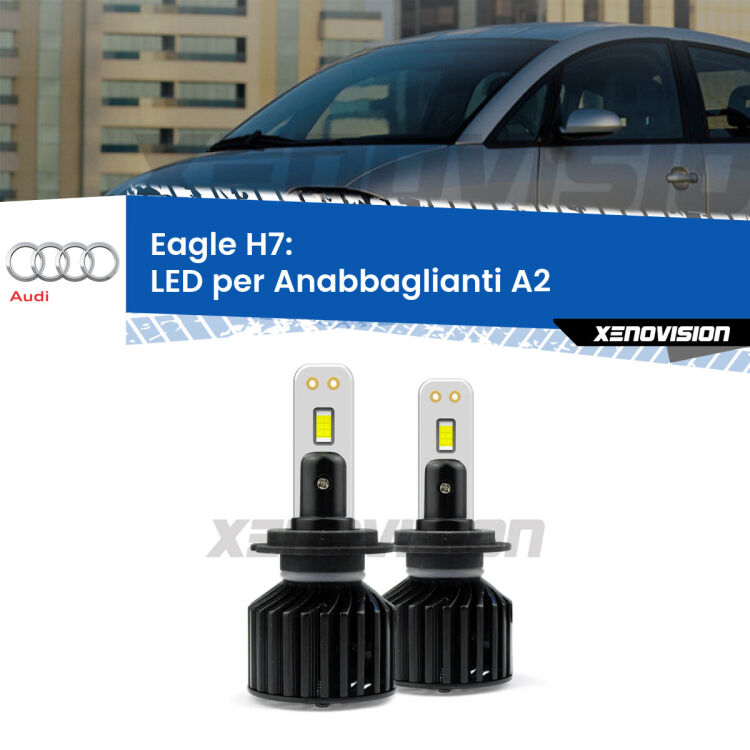 <strong>Kit LED H7&nbsp;</strong><strong>anabbaglianti Audi A2 (8Z) 2000 - 2005</strong>: domina la strada, senza rivali. Qualit&agrave; Massima.