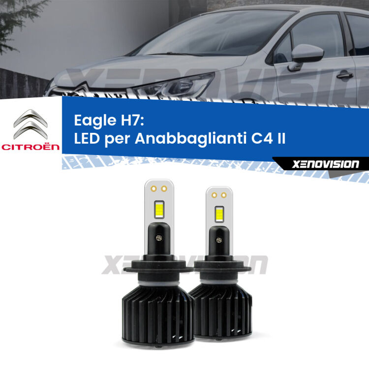 0 Anabbaglianti LED H7 29,000Lumen per Citroen C4 II (B7) 2009 - 2016 <strong>Kit LED H7 </strong><strong>anabbaglianti Citroen C4 II (B7) 2009 - 2016</strong>: domina la strada, senza rivali. Qualità Massima.