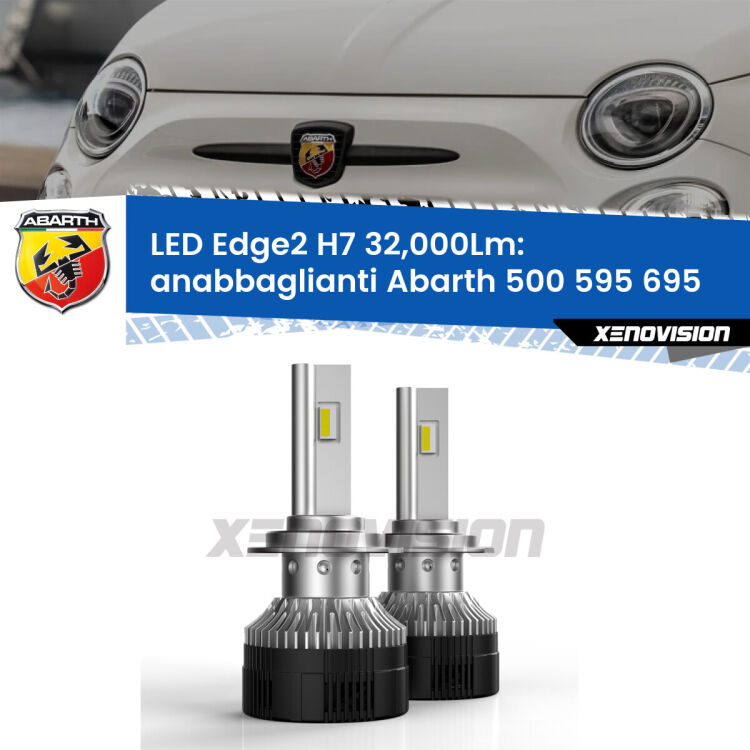 Anabbaglianti LED H7 32,000Lm per Abarth 500 595 695 2008 - 2022 <p><strong>Kit anabbaglianti LED H7 per Abarth 500 595 695</strong> 2008 - 2022. </strong>Design unico a bandiera: potenza smisurata senza coni d'ombra. Super canbus. Qualità Massima.</p>