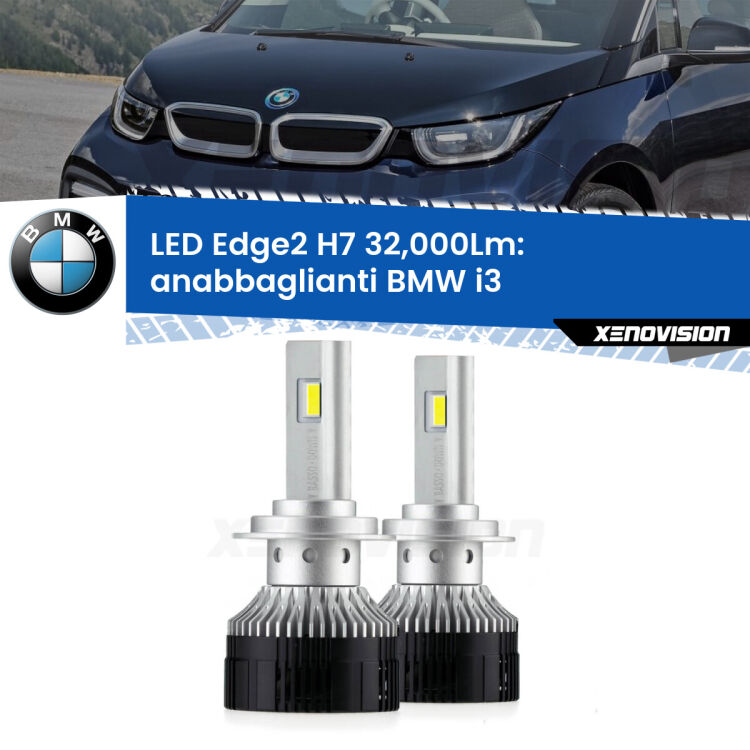 <p><strong>Kit anabbaglianti LED H7 per BMW i3</strong>  2013 - 2023. </strong>Design unico a bandiera: potenza smisurata senza coni d'ombra. Super canbus. Qualità Massima.</p>