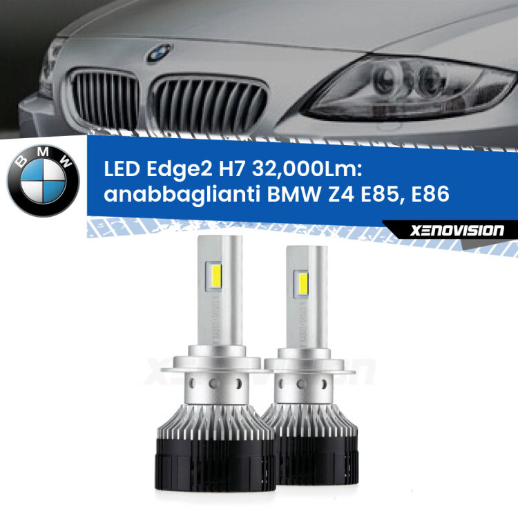 <p><strong>Kit anabbaglianti LED H7 per BMW Z4</strong> E85, E86 2003 - 2008. </strong>Design unico a bandiera: potenza smisurata senza coni d'ombra. Super canbus. Qualità Massima.</p>