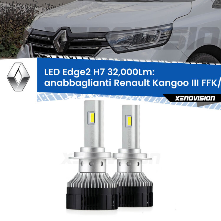 <p><strong>Kit anabbaglianti LED H7 per Renault Kangoo III</strong> FFK/KFK 2021 in poi. </strong>Design unico a bandiera: potenza smisurata senza coni d'ombra. Super canbus. Qualità Massima.</p>