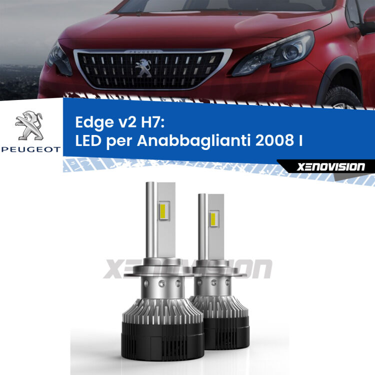 <p><strong>Kit anabbaglianti LED H7 per Peugeot 2008&nbsp;</strong><strong></strong><strong>(Mk1) </strong><strong>2013 - 2018. </strong>Design unico a bandiera: potenza smisurata senza coni d'ombra. Super canbus.&nbsp;Qualit&agrave; Massima.</p>
