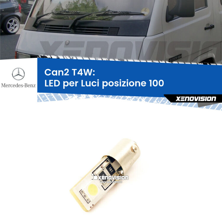 0 Can2 T4W: LED per Luci posizione 100 (631) 1988 -1996 <p><span style="color: #626262;">2.0x volte più luce. LED Heavy Duty: indistruttibile. LED ideale per</span><span style="color: #626262;"> </span><span style="color: #626262;">luci posizione </span><span style="color: #626262;">Mercedes 100.</span></p>