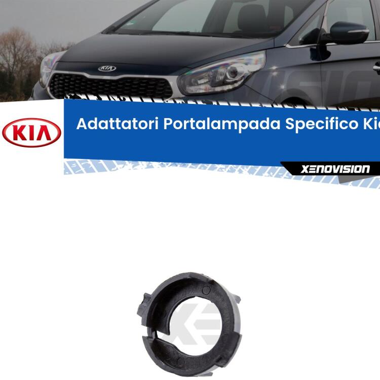 Coppia adattatori portalampada LED per KIA Carens III