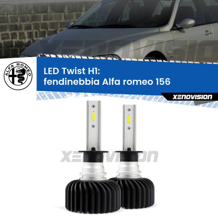 0 Fendinebbia LED Alfa romeo 156  1997 - 2005: H1 11,000Lm <strong>Kit fendinebbia LED</strong> H1 per <strong>Alfa romeo 156</strong>  1997 - 2005. Compatte, impermeabili, senza ventola: praticamente indistruttibili. Top Quality.