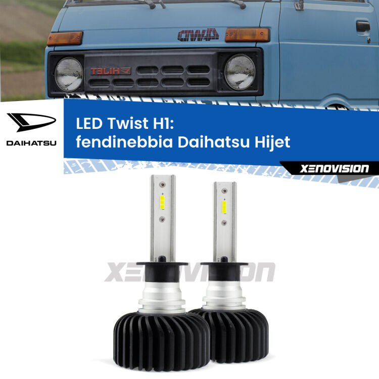 Fendinebbia LED Daihatsu Hijet 1992 - 2005: H1 11,000Lm <strong>Kit fendinebbia LED</strong> H1 per <strong>Daihatsu Hijet</strong> 1992 - 2005. Compatte, impermeabili, senza ventola: praticamente indistruttibili. Top Quality.