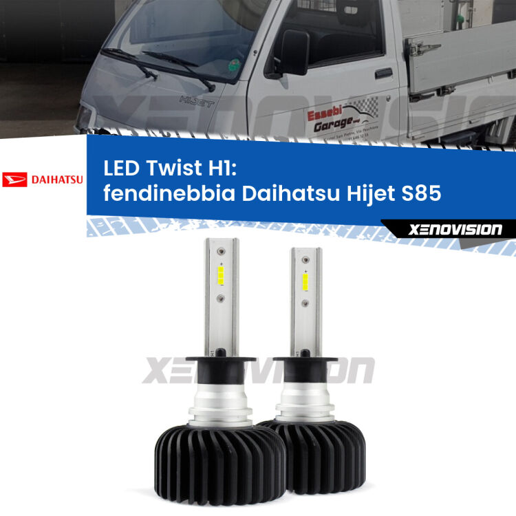 <strong>Kit fendinebbia LED</strong> H1 per <strong>Daihatsu Hijet</strong> S85 1992 - 2005. Compatte, impermeabili, senza ventola: praticamente indistruttibili. Top Quality.