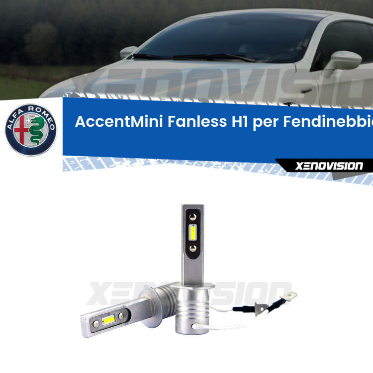 0 Fendinebbia LED H1 9600Lumen per Alfa romeo Brera (939) 2006 -2010 Lampade H1 <strong>fendinebbia LED Alfa romeo Brera.</strong> Coppia lampade senza ventola e ultracompatte per installazioni in fari senza spazi. Non richiede cavi Easyplug.
