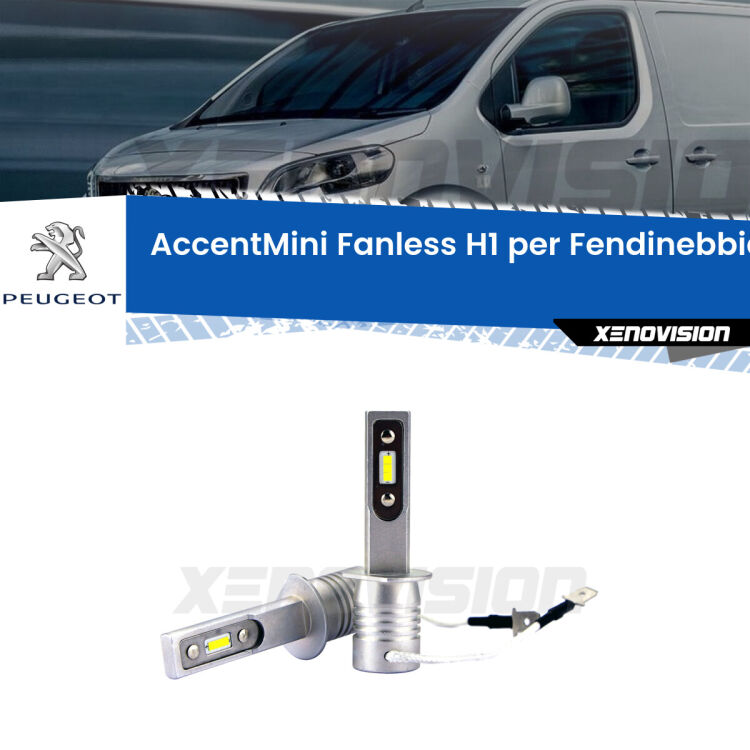 0 Fendinebbia LED H1 9600Lumen per Peugeot Expert (Mk2) 2007 -2015 Lampade H1 <strong>fendinebbia LED Peugeot Expert.</strong> Coppia lampade senza ventola e ultracompatte per installazioni in fari senza spazi. Non richiede cavi Easyplug.