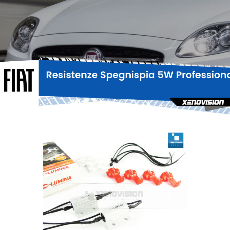 0 Fiat Bravo II : Resistenze Spegnispia 5W Professionali per Luci posizione (Coppia) <span style="color: #626262;">Istallazione professionale. Coppia resistenze spegnispia 5W con armatura in alluminio in caso di spie su </span><span style="color: #626262;">luci posizione Fiat Bravo II.</span>